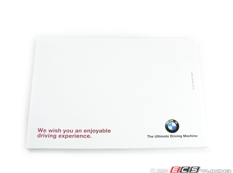 1998 M3 Owners Manual