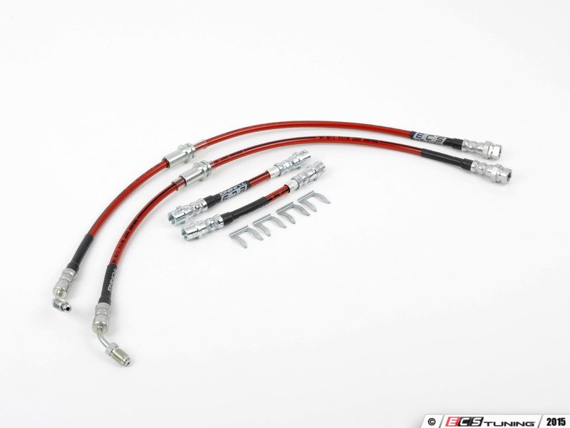 Exact-Fit Stainless Steel Brake Lines - Kit