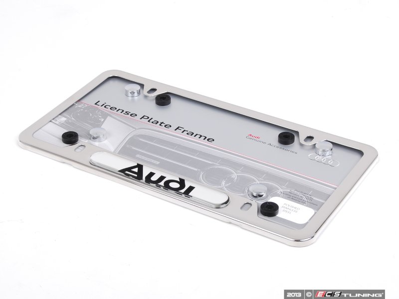 Audi License Plate Frame - Chrome