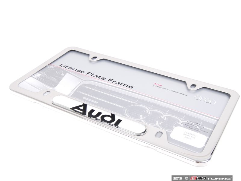 Audi License Plate Frame - Chrome 3 Audi License Plate Frame - Chrome