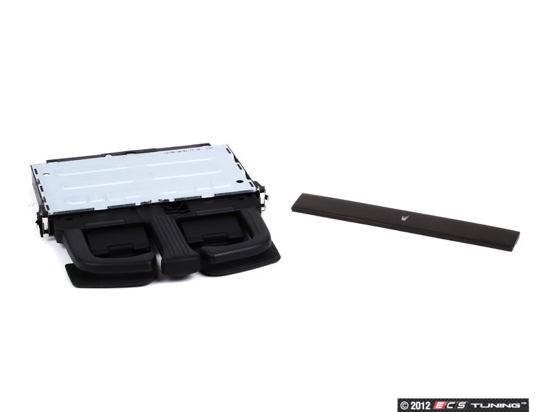 In-Dash Cup Holder - With Black Myrtle Wood Trim Flap