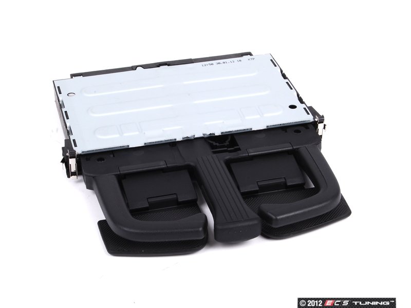 In-Dash Cup Holder - With Black Myrtle Wood Trim Flap