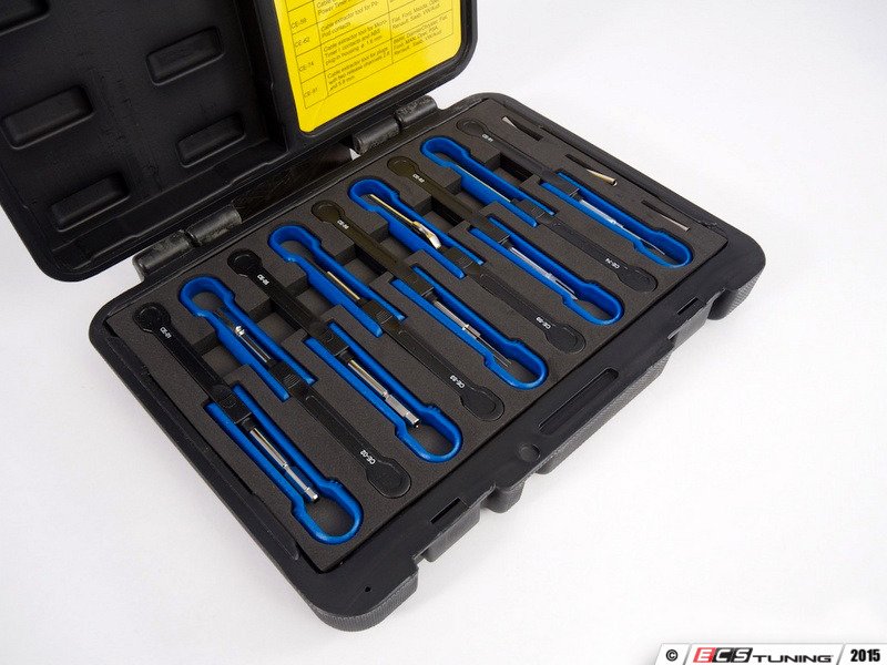 European Car Electrical Terminal Tool Kit / Pin Removal And Install - 12 Pieces