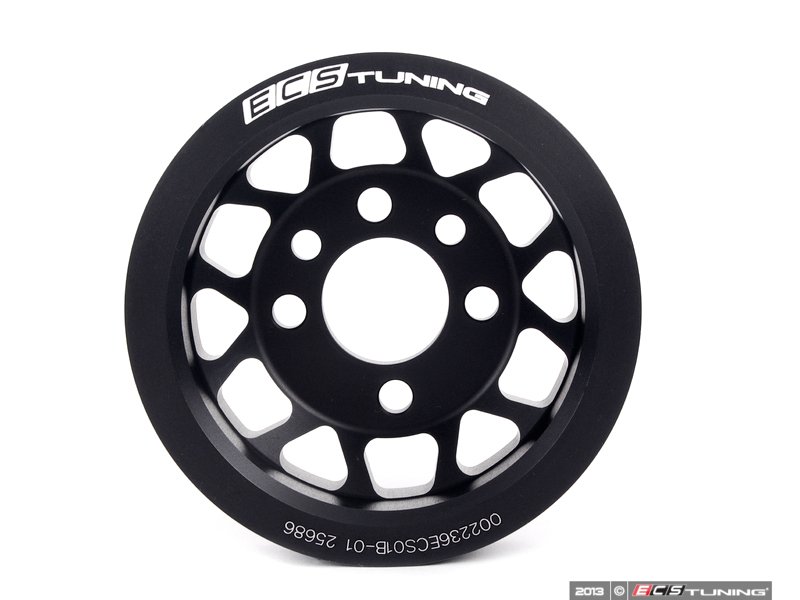 Lightweight Underdrive Pulley Set - Black Anodized
