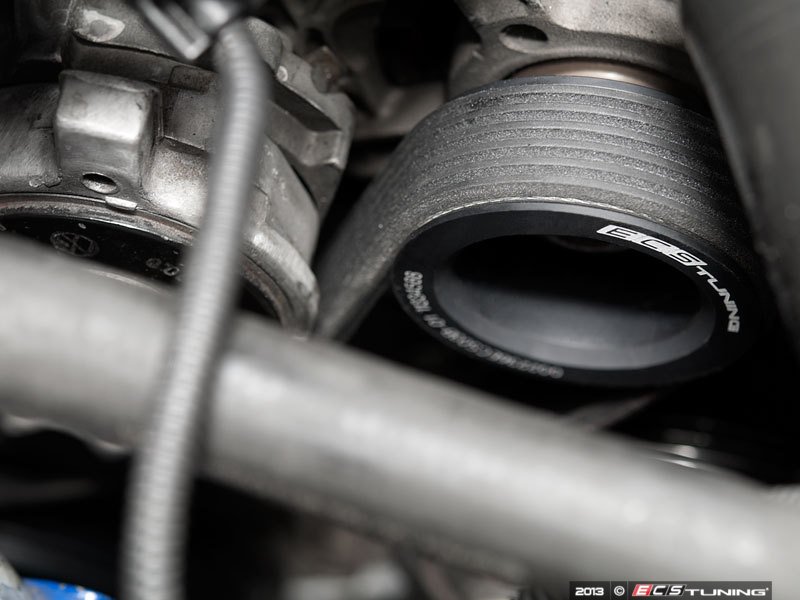 Lightweight Underdrive Pulley Set - Black Anodized