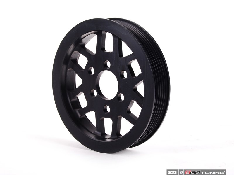 Lightweight Underdrive Pulley Set - Black Anodized