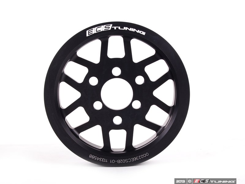 Lightweight Underdrive Pulley Set - Black Anodized