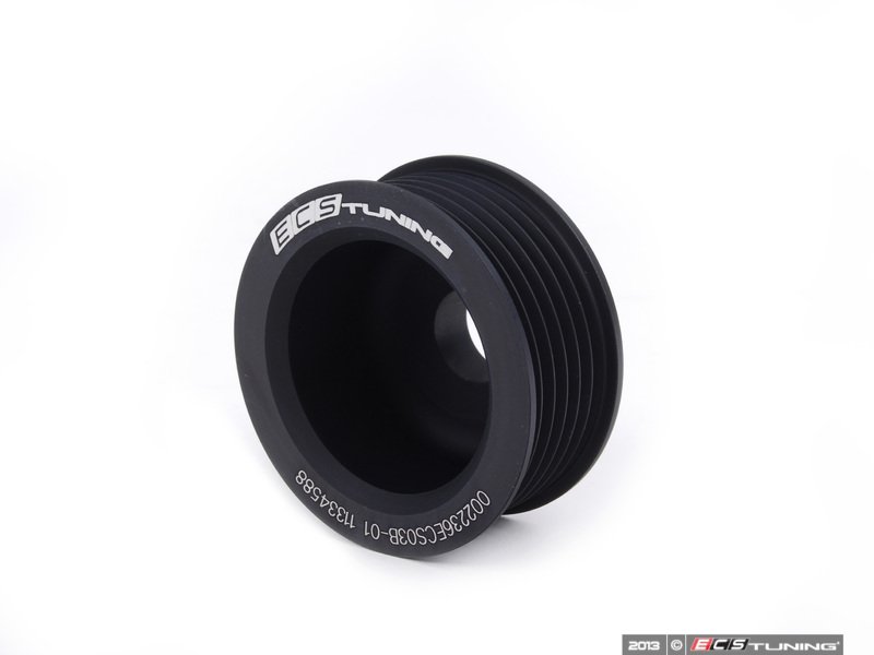 Lightweight Underdrive Pulley Set - Black Anodized