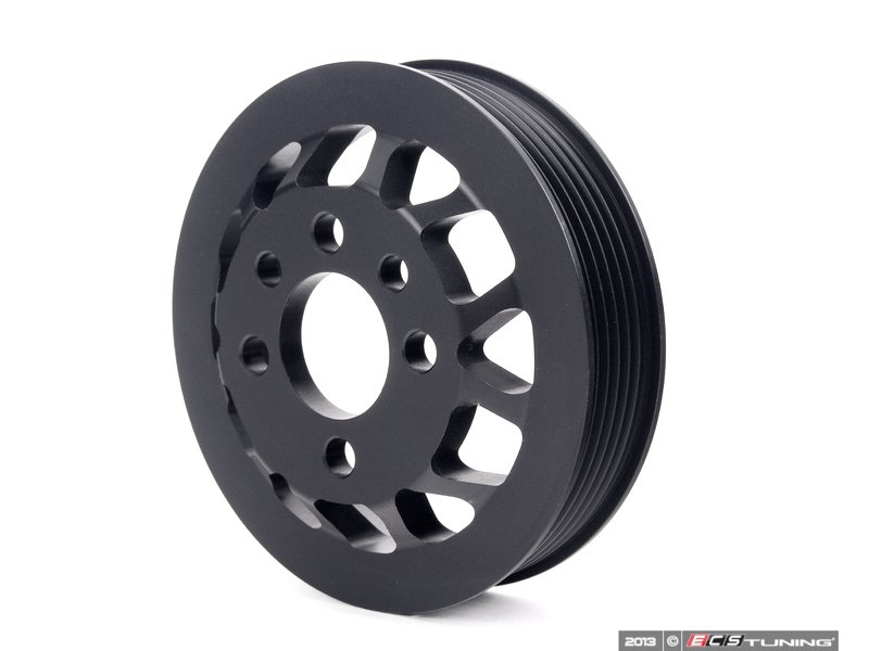 Lightweight Underdrive Pulley Set - Black Anodized