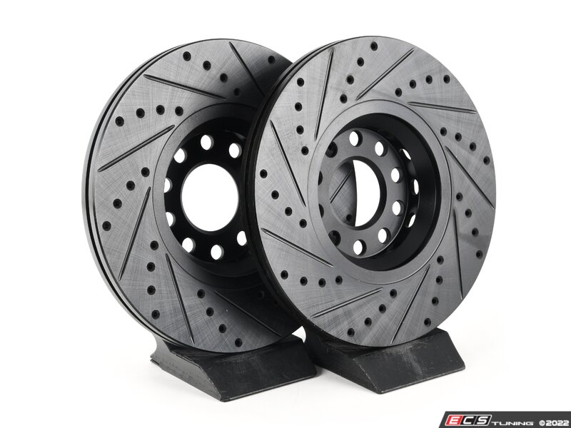 Front Big Brake Kit - stage 1 - ECS V5 Cross Drilled & Slotted Rotors (312x25) 7 Front Big Brake Kit - stage 1 - ECS V5 Cross Drilled & Slotted Rotors (312x25)