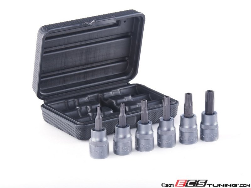 6 Pc. 3/8" Drive Tamper Resistant Torx Socket Set