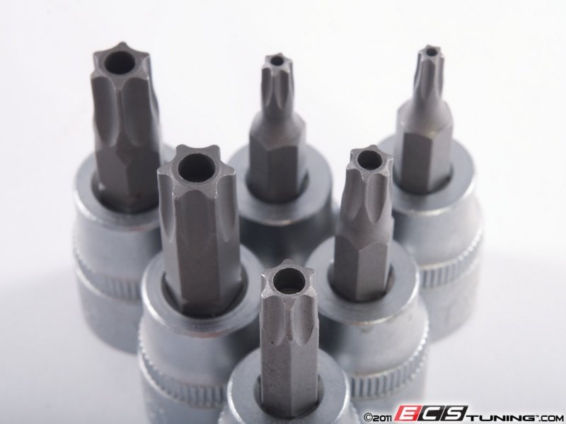 6 Pc. 3/8" Drive Tamper Resistant Torx Socket Set 3 6 Pc. 3/8" Drive Tamper Resistant Torx Socket Set