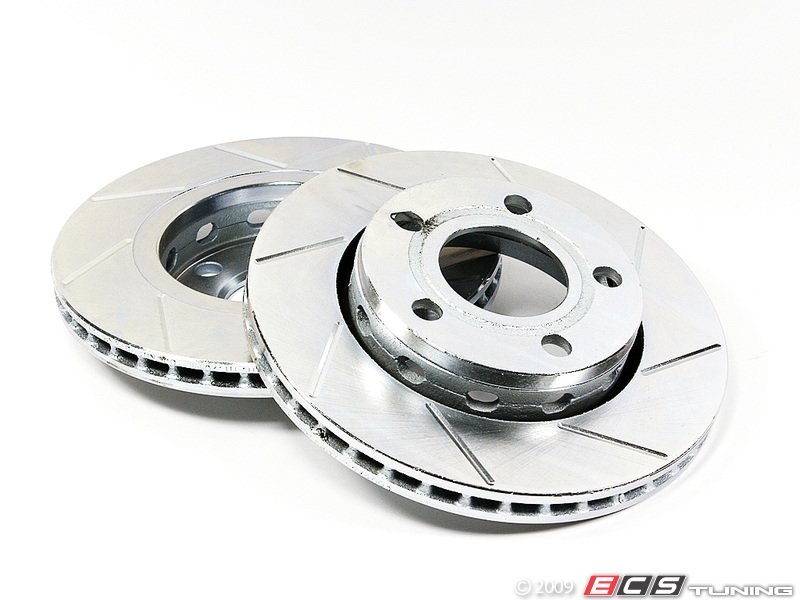 ECS Slotted Rotor - (256x22) - Left Side