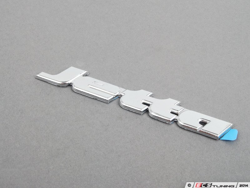 "Jetta" Rear Insignia