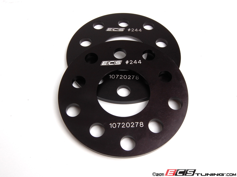 ECS Wheel Spacers - 8mm (Pair)