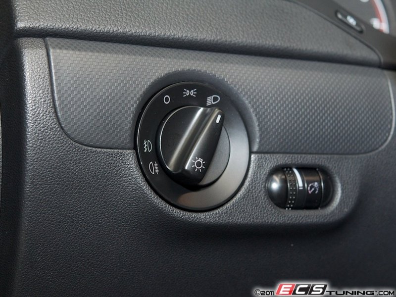 Standard European Headlight Switch - Black