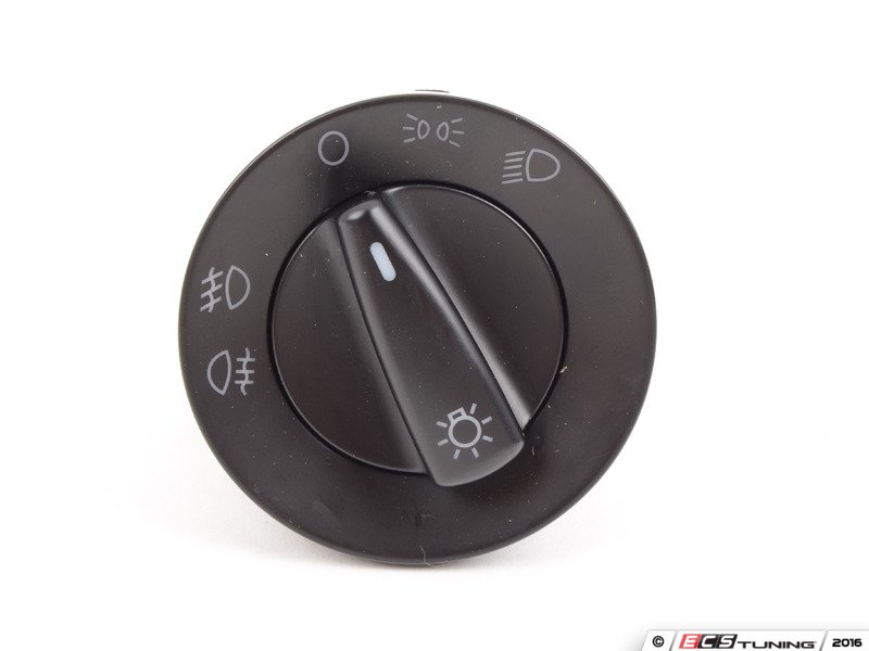 Standard European Headlight Switch - Black