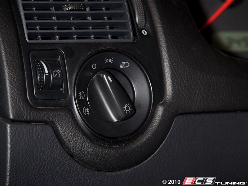 Standard European Headlight Switch - Black