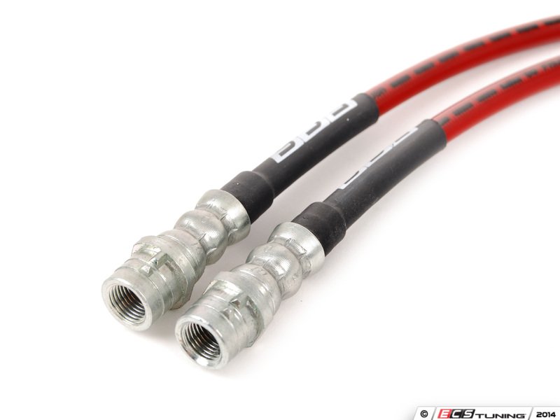 Front & Rear Exact-Fit Stainless Steel Brake Lines - Kit