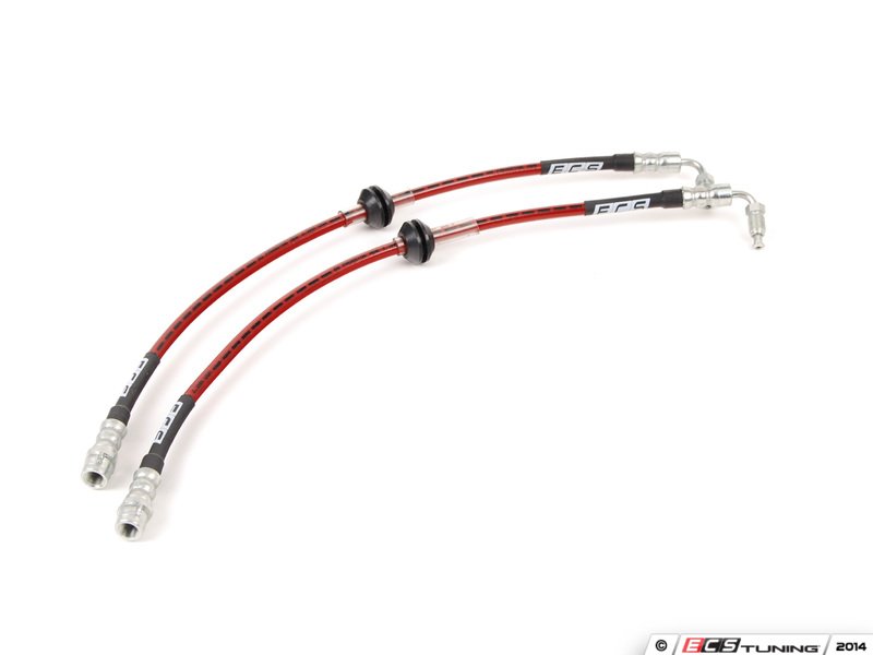 Front & Rear Exact-Fit Stainless Steel Brake Lines - Kit