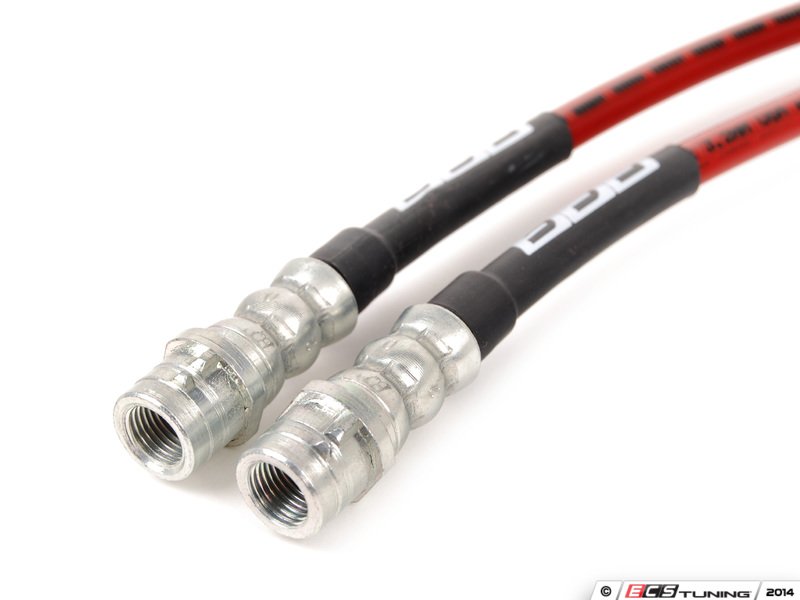 Front & Rear Exact-Fit Stainless Steel Brake Lines - Kit