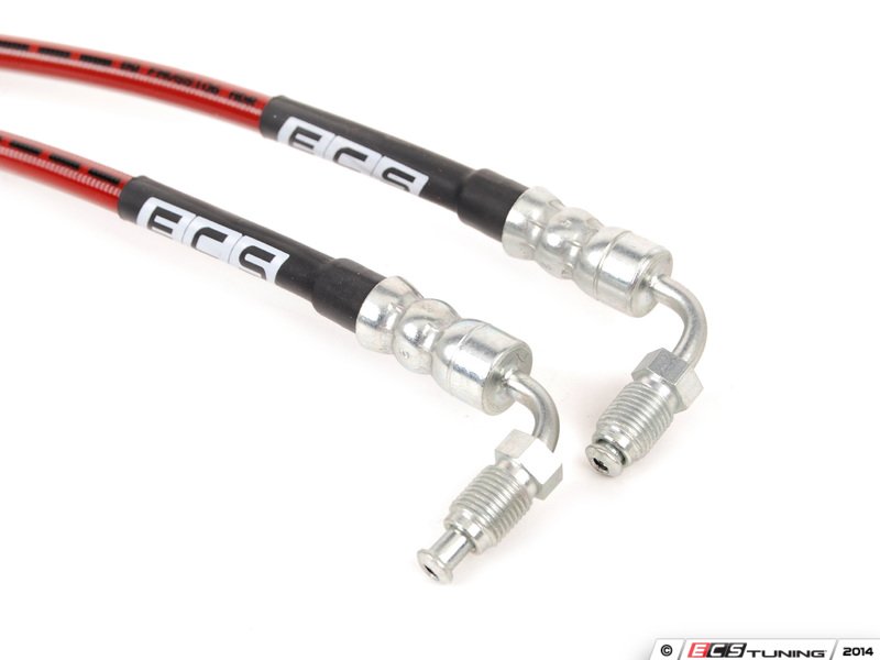 Front & Rear Exact-Fit Stainless Steel Brake Lines - Kit