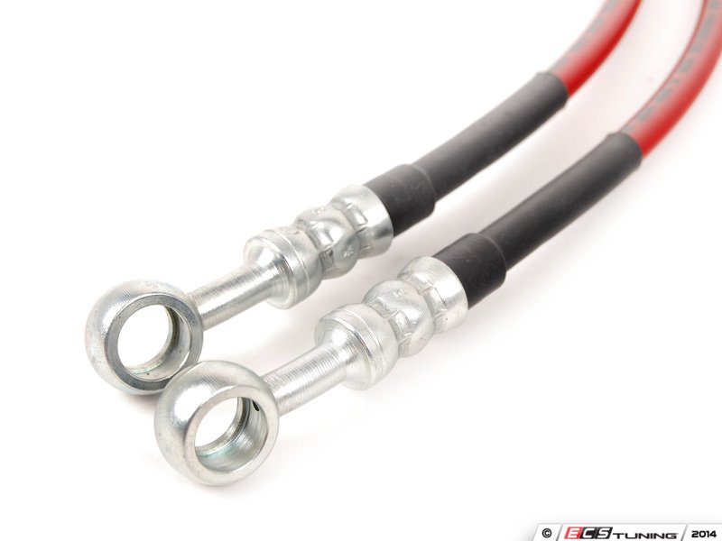 Front & Rear Exact-Fit Stainless Steel Brake Lines - Kit