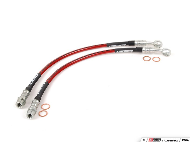 Front & Rear Exact-Fit Stainless Steel Brake Lines - Kit